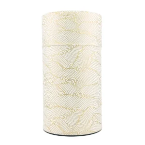 Japansk tebox med guldvågor